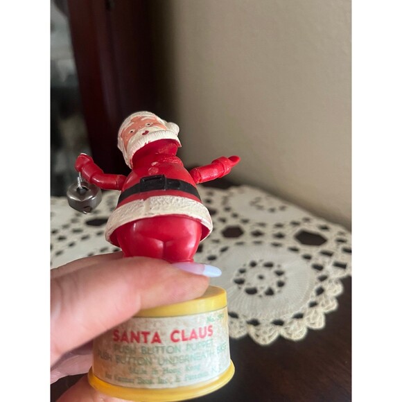 Vintage Toy Push Button Santa Claus - Picture 2 of 8
